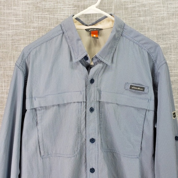 Eddie Bauer Guide Long Sleeve Shirt Large - Picture 2 of 5